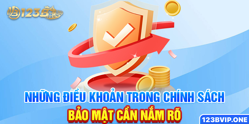 Những điều khoản trong chính sách bảo mật cần nắm rõ